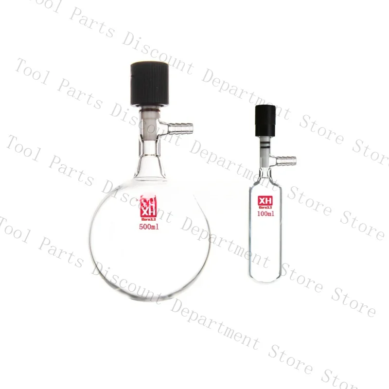 Tubular Solvent Storage With Tetrafluoron All-Pack High Vacuum Seal Schlenk Tube Reaction Flask