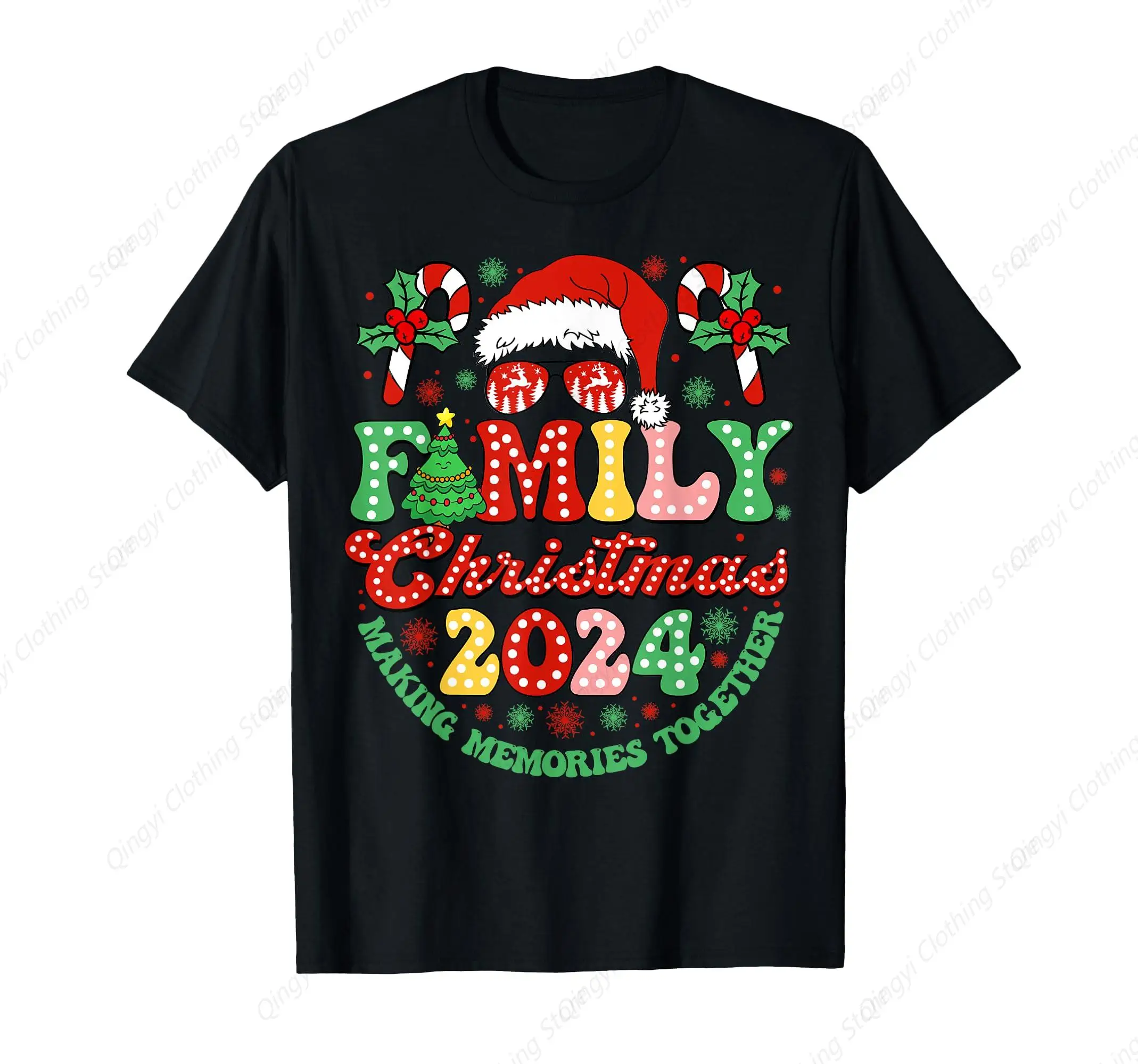 

Family Christmas 2024 Christmas Squad Xmas Matching Pajamas T-Shirt