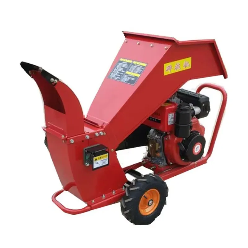 Factory Price Electric Garden Wood Chipper Shredders Machine Tree Branch Chipper for Forestry Machinery for Diesel