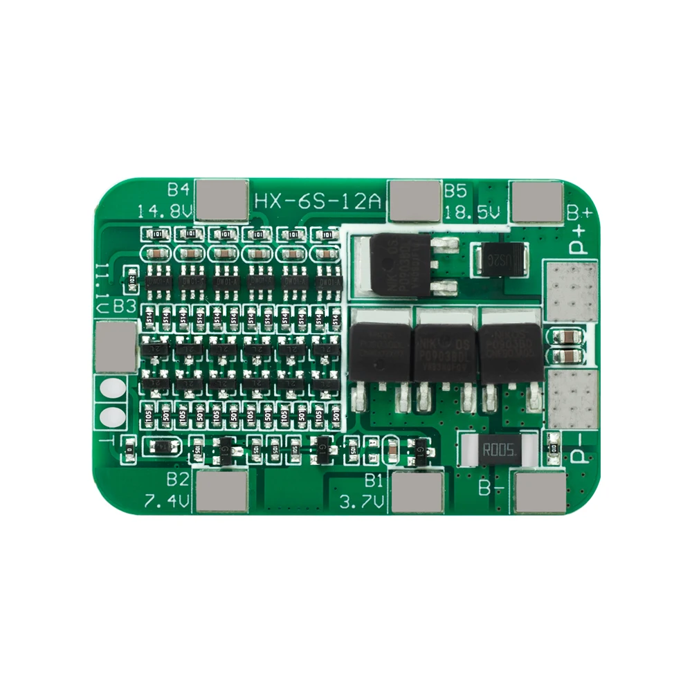 6S 12A/25A 24V 25.2V PCB BMS Protection Board For 6 Pack 18650 Li-ion Lithium Battery Cell Module New Arrival Balanced