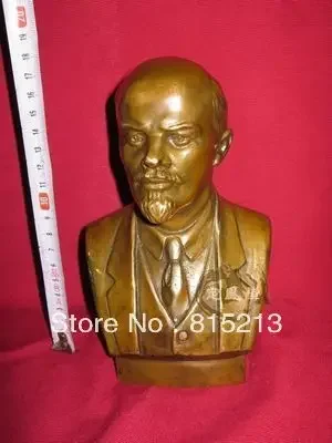 Medium USSR Vladimir Lenin Bronze Statue Sculpture 7