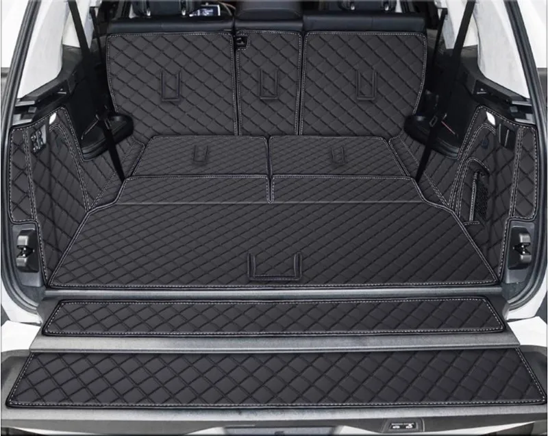 Good quality! Full set car trunk mats for BMW X7 G07 2024-2019 6 7 seats durable cargo liner boot carpets cover,Free shipping