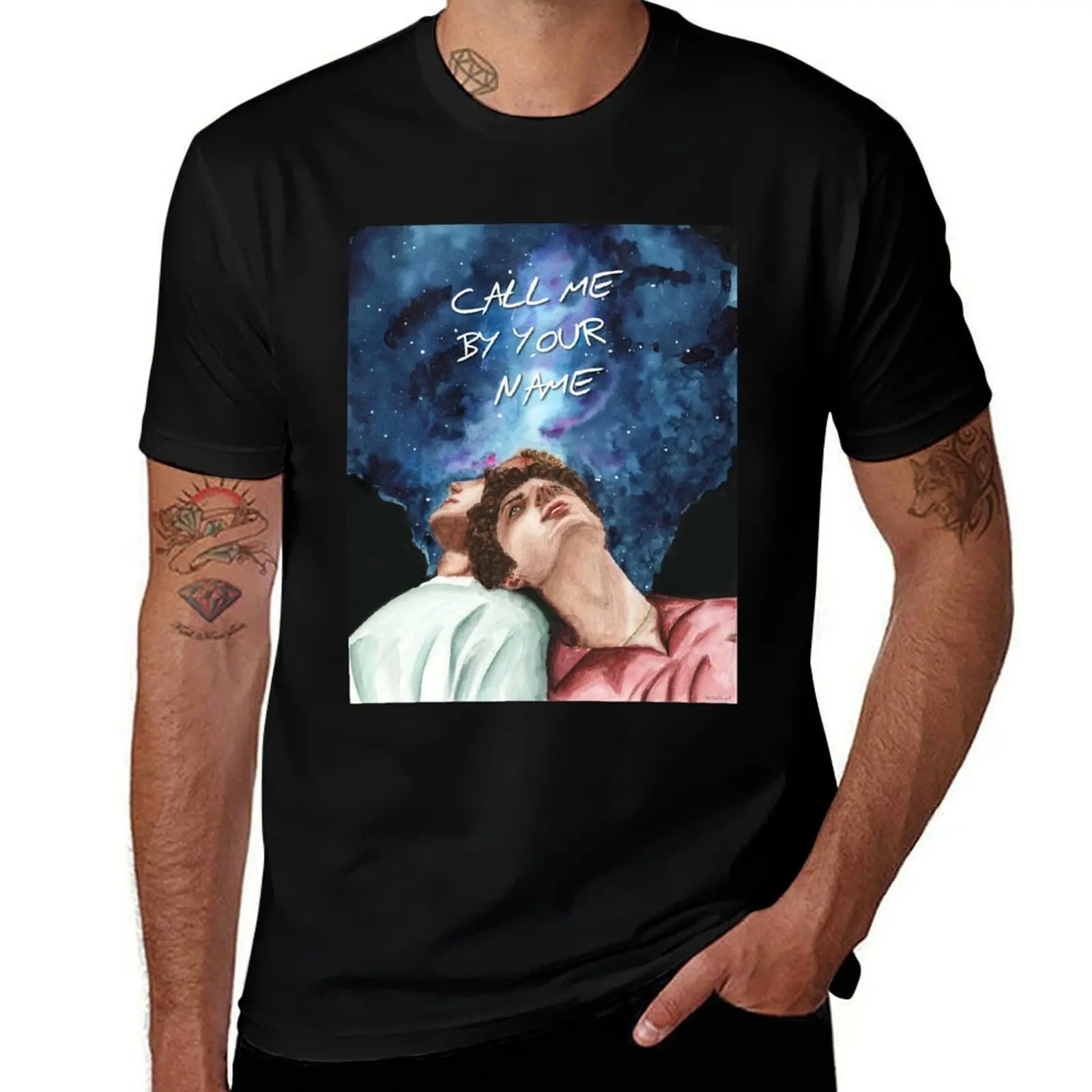 Call Me By Your Name - Stars T-Shirt Novelty Graphic Tee Shirt