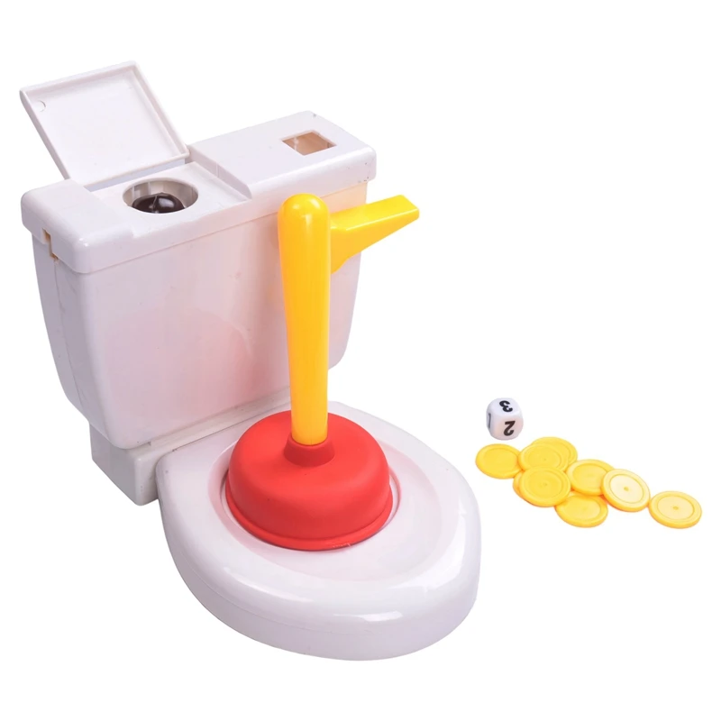 

Pooping Toilet Spoof Poop Shoots Tricky Toys Funny Poop Toilet Plunger Toy Children Game Flushing Toilet Toys