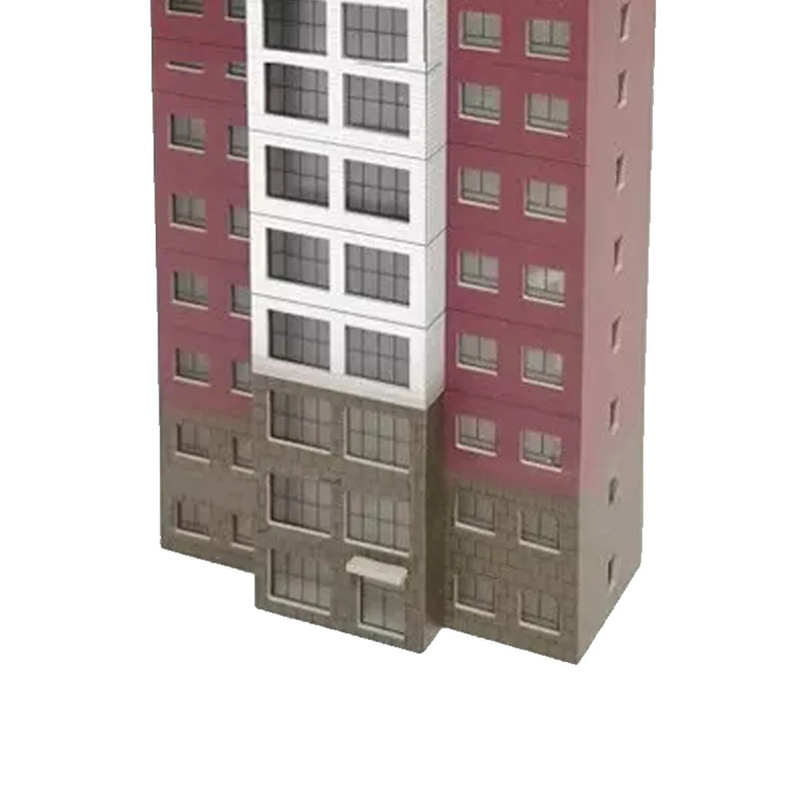 1/160 N Scale Buildings Train Railway Modern Tall Residential 16th Floor House A Toys