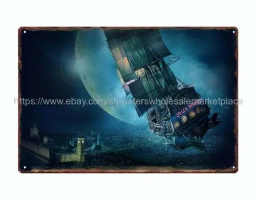 discount home decor pan teaser ship poster horz metal tin sign