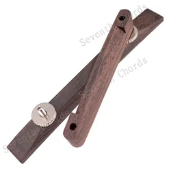 Rosewood 6 String Archtop Guitar Adjustable Bridge Part For Jazz Acoustic Guitar Hollow Semi-hollow Guitar Bridge Arc Design