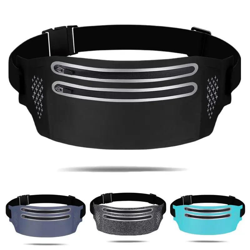 

Outdoor Sport Hidden Waist Bag Travel Lightweight Phone Storage Belt Bag Ultra-Thin Fanny Pack Women Running Waist Pouch