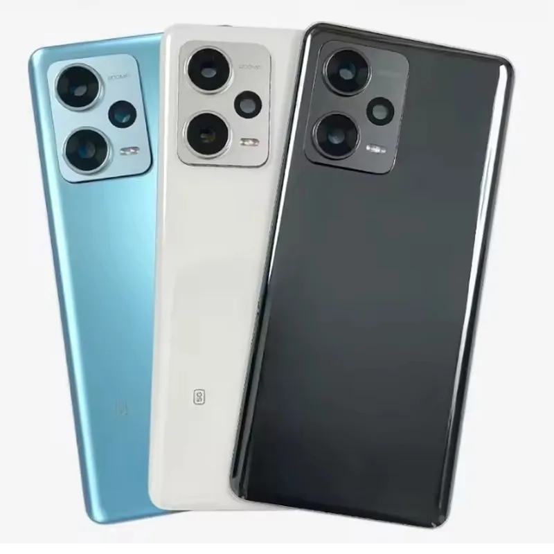 Batterij Terug Glas Cover Behuizing Voor Xiaomi Redmi Note 12 Pro + 5G 12Pro Plus Achterklep Mobiele Case met Camera Lens