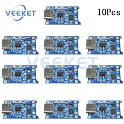 10Pcs TC4056A Lithium Battery Charger Module TYPE C USB 5V 1A Charging Board  With Protection Functions PCB For Arduino DIY