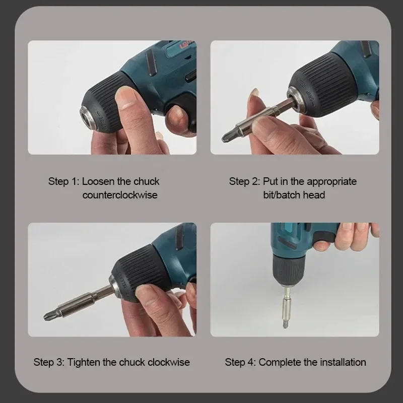 Screwdriver Set Mini DrillPortable Electric Drill Multifunction HouseholdElectric Screwdriver Power Tools 8v Cordless Electric