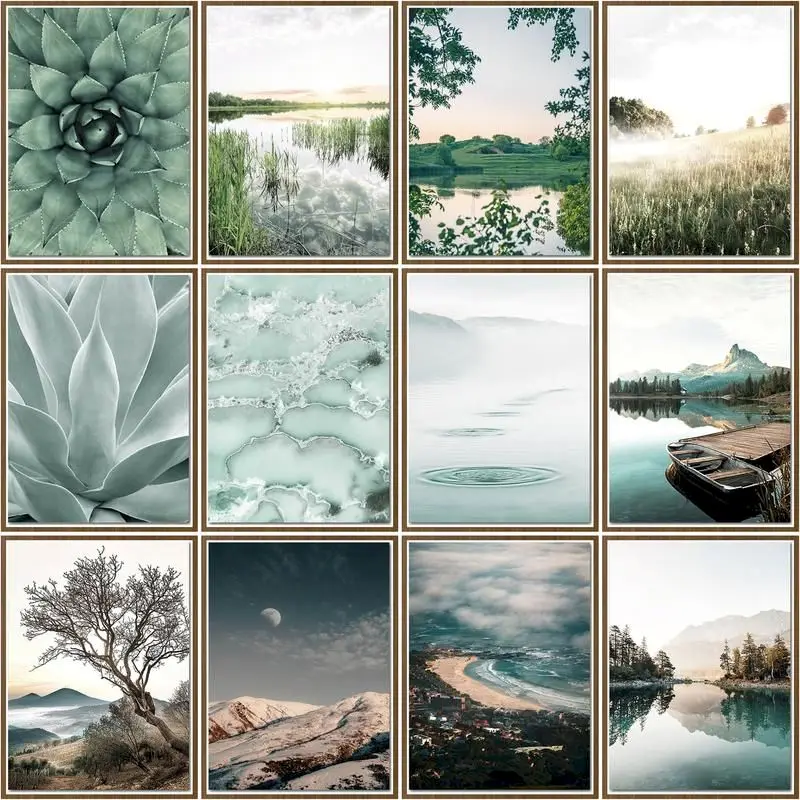 

CHENISTORY Pictures By Number Natural Scenery Kits Painting By Numbers Drawing On Canvas Hand Painted Picture Gift Home Decor