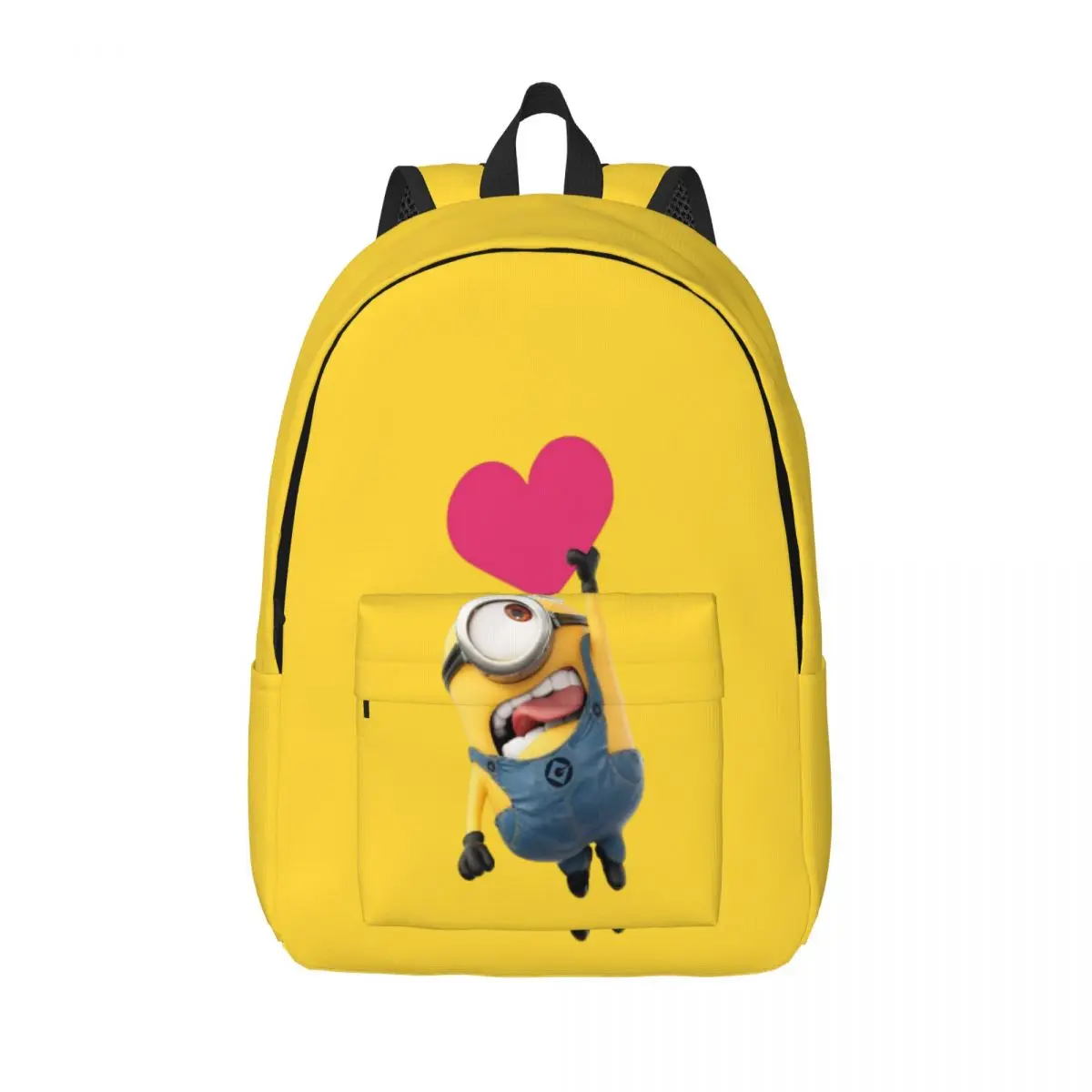 M-Minions Printed Lightweight Casual Schoolbag For School, Outdoor, Shopping, Office 15.7in 17.7in