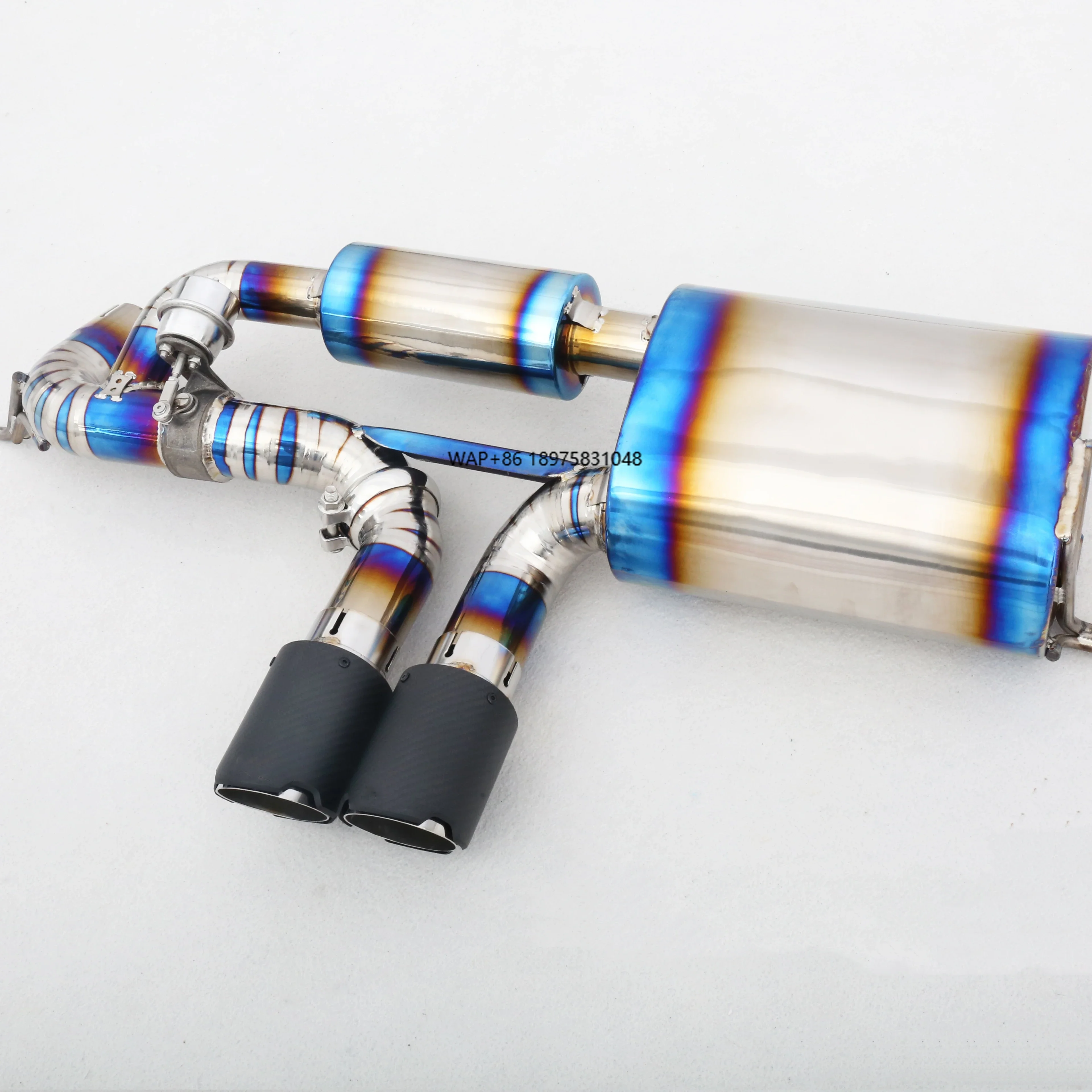 Custom 304 Stainless Steel/Titanium Valved Exhaust System Designed Specifically for S 3.5/3.5T V6 Exhaust Pipes