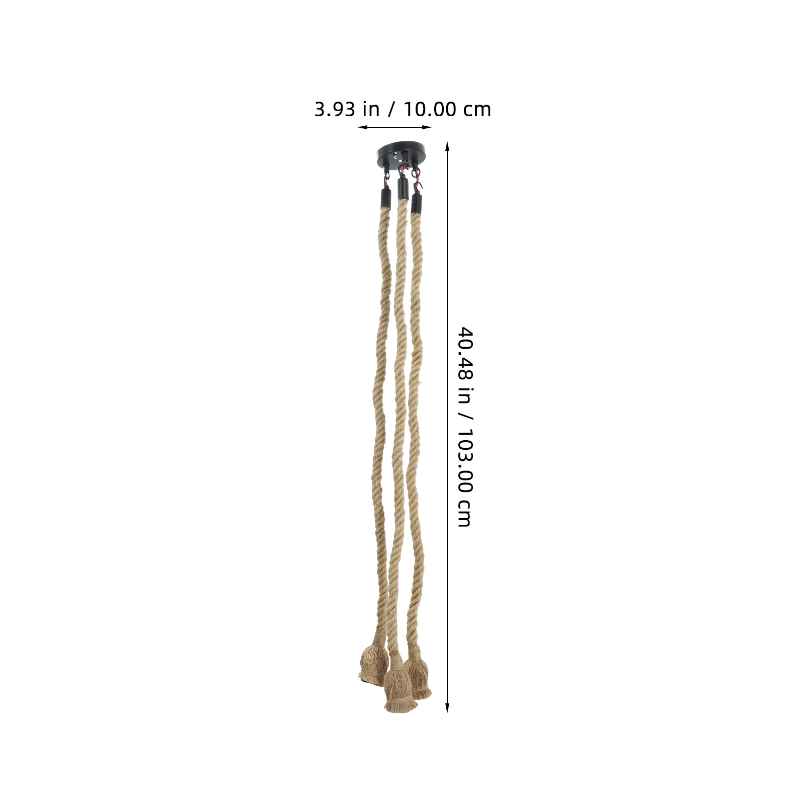 

Vintage Rope Pendant Cord E27 Lamp Holder Light Bulb Base Copper Hanging Light Fixture For Cafe Bar Home Rope Lighting