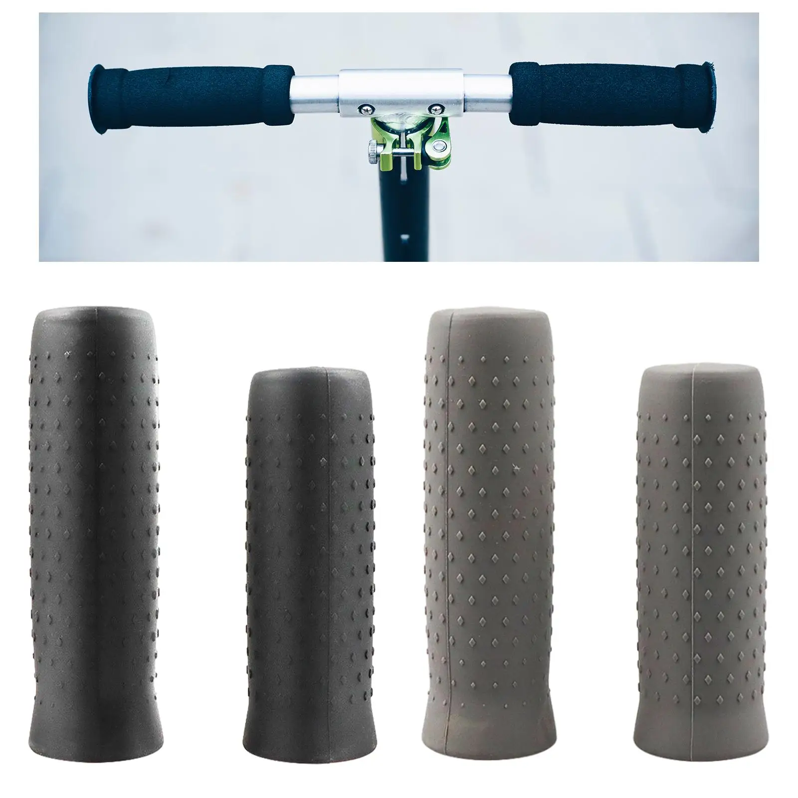 

Electric Scooter Grips Cover Comfortable Non-slip Rubber 1 Pair for Max G30