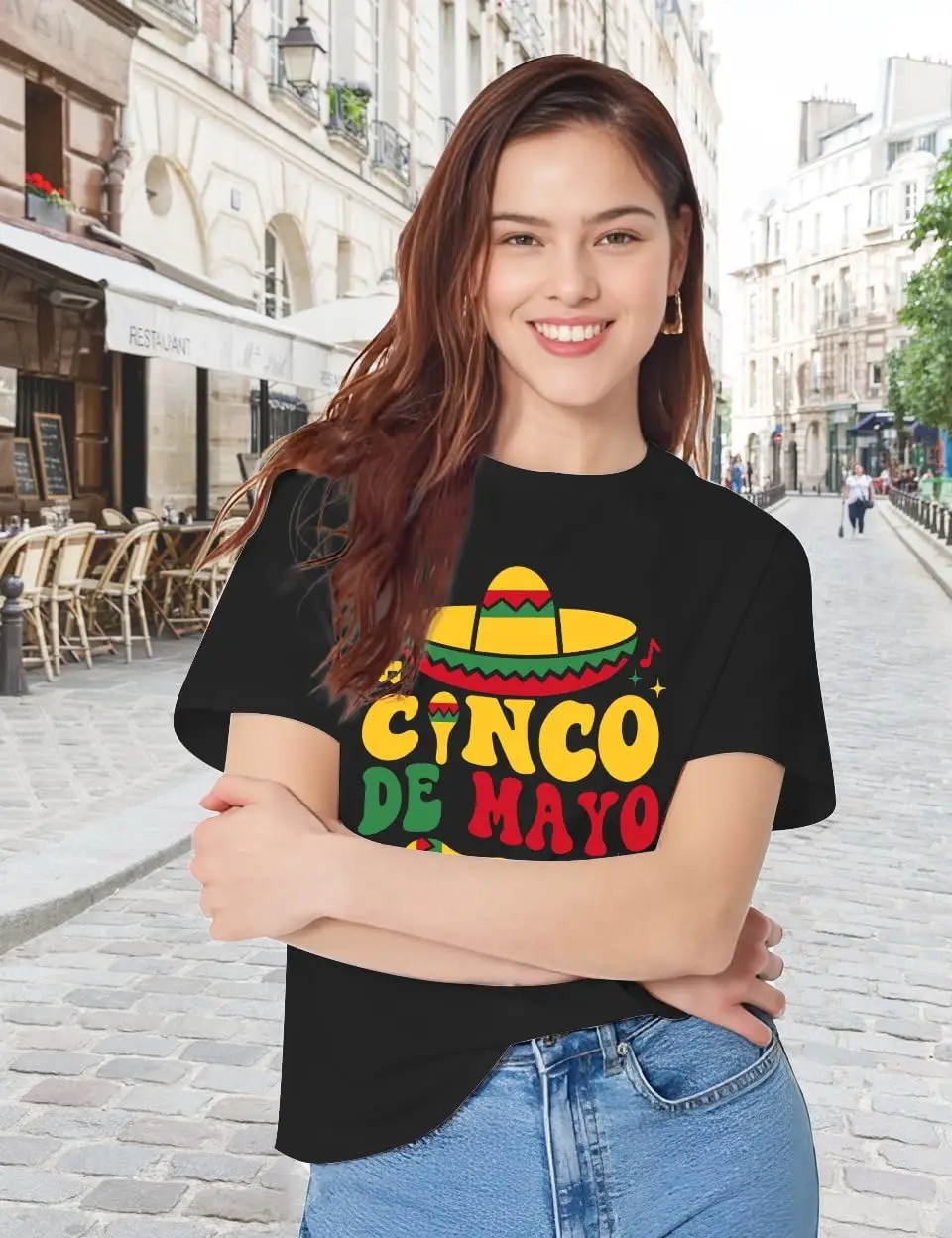 PECHAR Cinco De Mayo เสื้อผู้หญิง: เม็กซิกัน Fiesta Party T เสื้อฤดูร้อนเทศกาลเม็กซิกันกราฟิกของขวัญ Tops