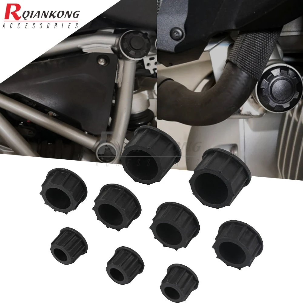 

For BMW R1250 R1200 R 1250 1200 GS R1250GS LC Adventure ADV R1200GS 2025 2024 2023 9PCS R1250GS Frame Hole Cover Caps Plug Decor