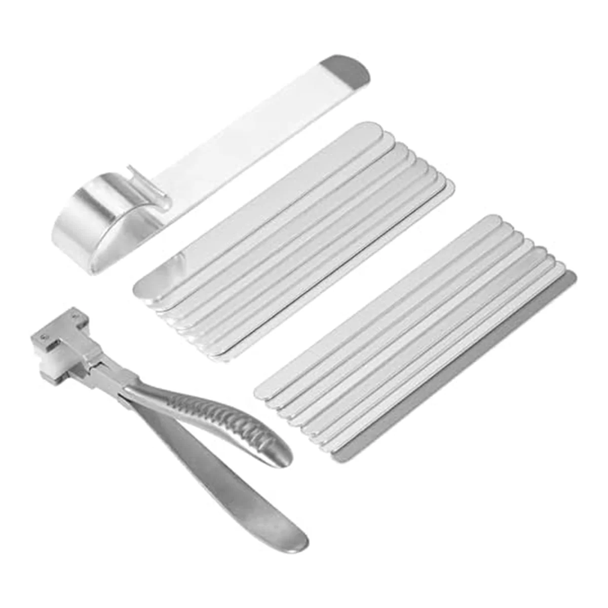 ジュエリーを作るための金属曲げキット,ブレスレットのブランク,曲げ工具,ペンチ,16個のアルミニウムを含む,DIY