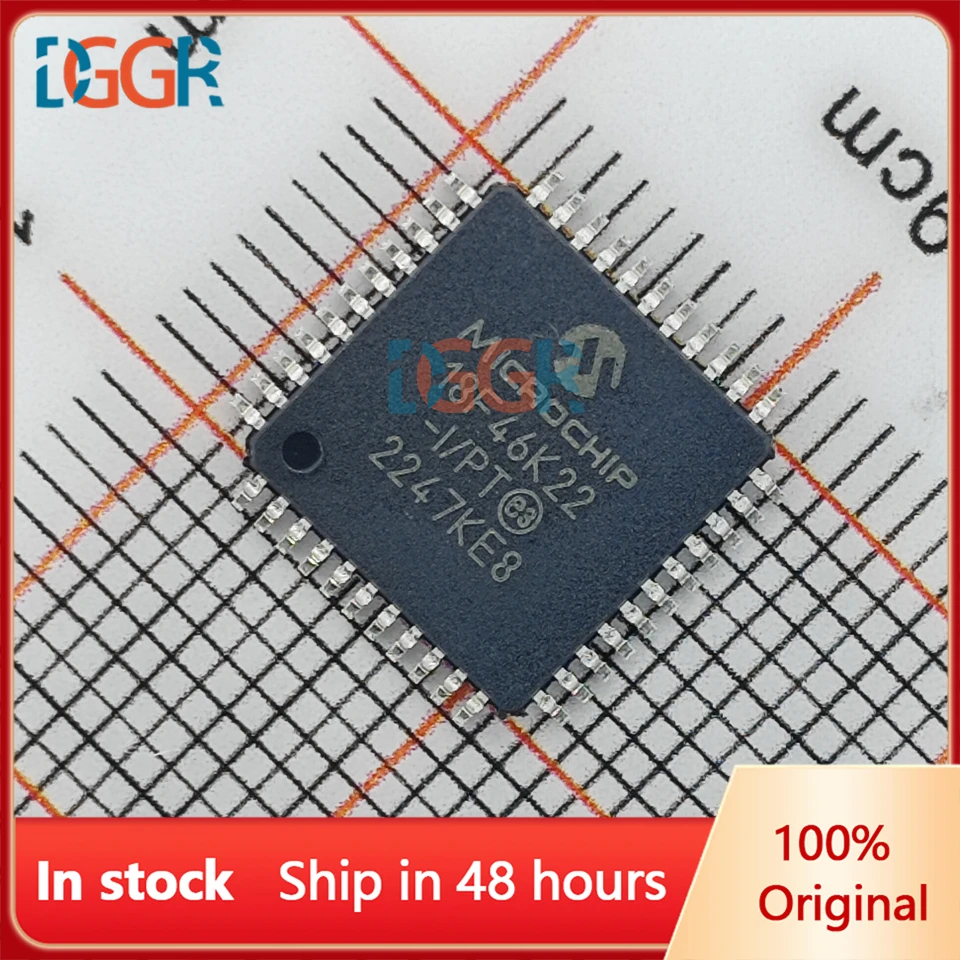 PIC18F46K22-I/PT Original MICROCHIP IC Chip Wholesale PIC18F46K22T-I/PT PIC18F46K22 18F46K22 TQFP44