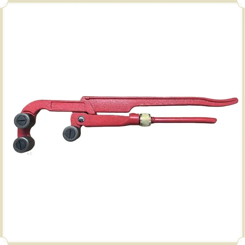 Heavy Duty Manual Pipe Thread Tool Precision Pipeline Wrench Fix Damaged Thread Easily With Pressure Roller Sleeve