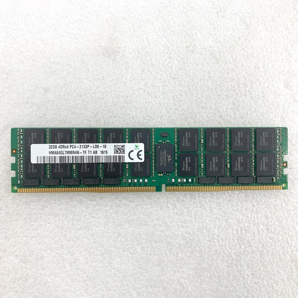 32GB 32G 4RX4 DDR4 PC4-2133P LRDIMM HMA84GL7MMR4N-TF For SK Hynix Memory RAM