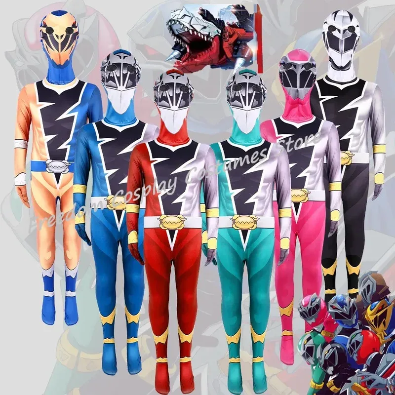 

♥ New 2026 Adult Kids Morpher Superhero Samurai Sentai Shinkenger Rangers Cosplay Fantasia Halloween Costume Mask f ★Bear House