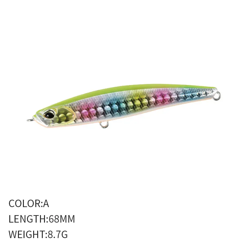 Sinking Gravity Pencil Heavy Stick Fishing Lure 68MM 8.7G Super Casting Top Fishing Lures Hard Baits Quality Professional Action