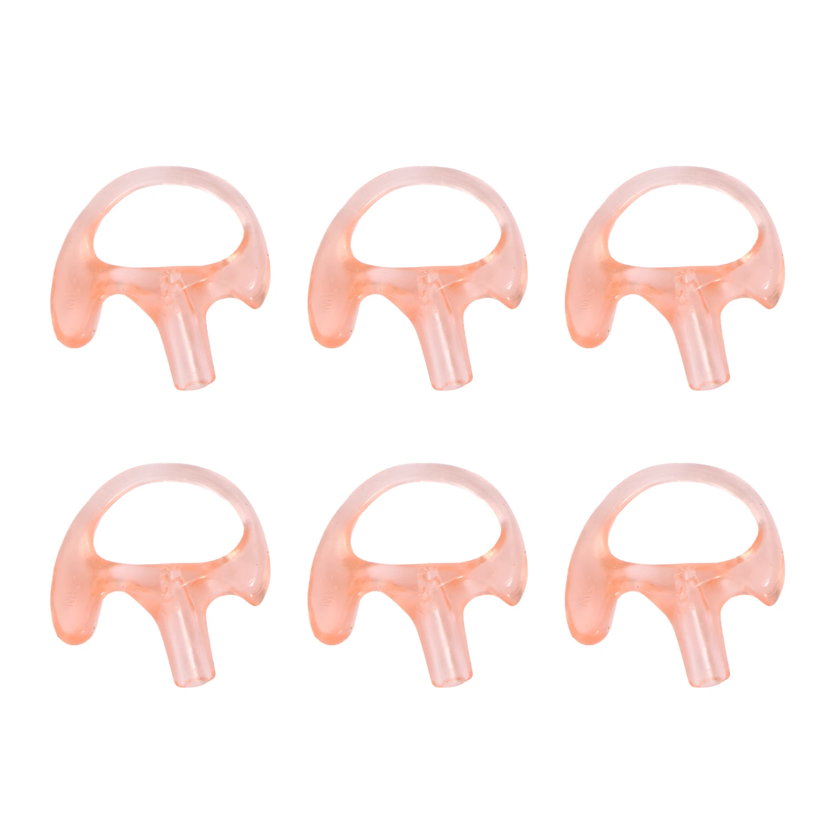 

6 Pcs Silicone Earplugs for Radio Mold Pink Silica Gel Safe Environmentally Friendly Small Light Headset Audio