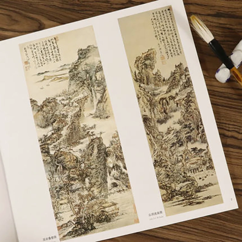 Shi xi Traditional Chinese Painting Book Chinese Landscape Drawing Tutorial For Adults