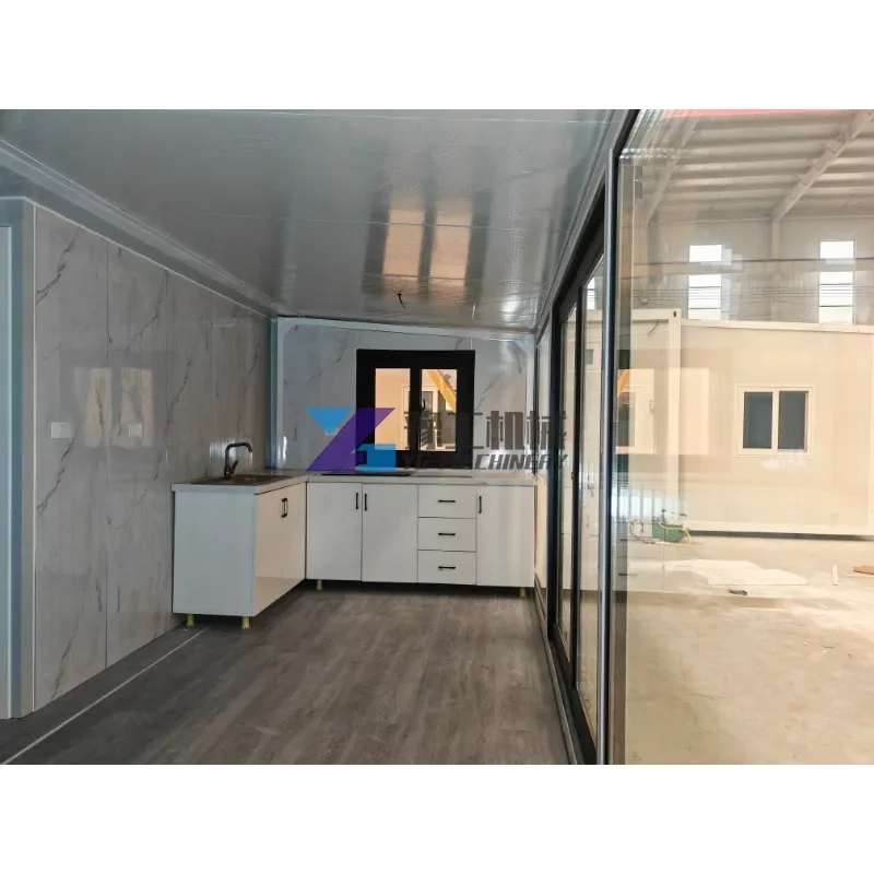 Expandable Container House 20ft 40ft Luxury Tiny House Prefabricated Container Houses Tiny Homes Ready To Ship on Wheels