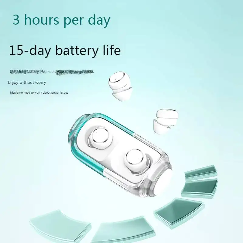 

Capsule Design Music Wireless Bluetooth6.0 Earphones Long Battery Life Hifi Sound Noise Reduction Mini Earbuds For Sports Sleep