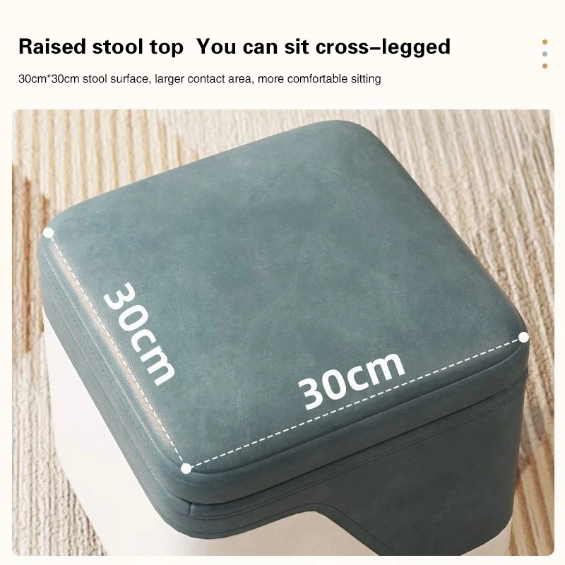 Toy Storage Stool Living Room Small Bench Storage Stool Can Sit Household Storage Shoe Changing Dual Purpose Stool