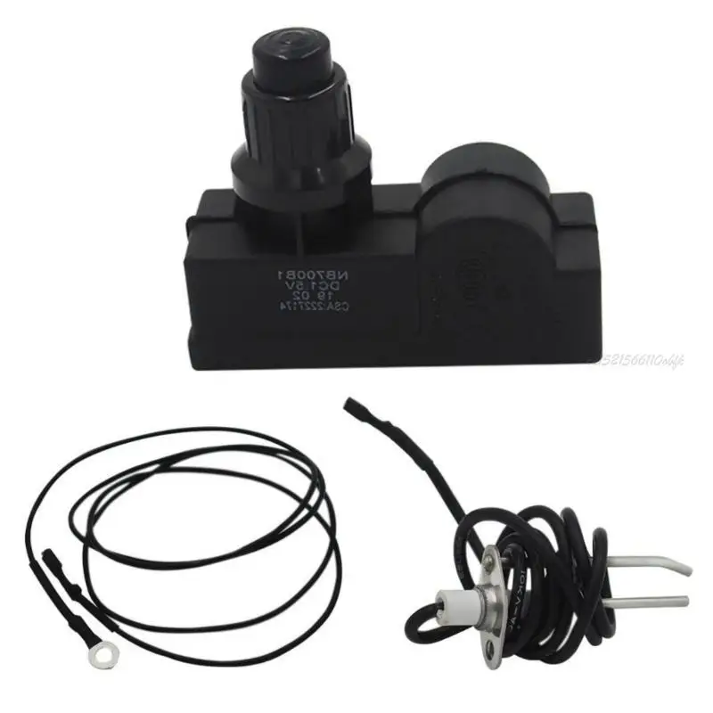 27RB BBQ Igniter Replacement Grills Ignition Set Electrode Ignition Component Grills Repair Set Igniter Set Grills Accessory