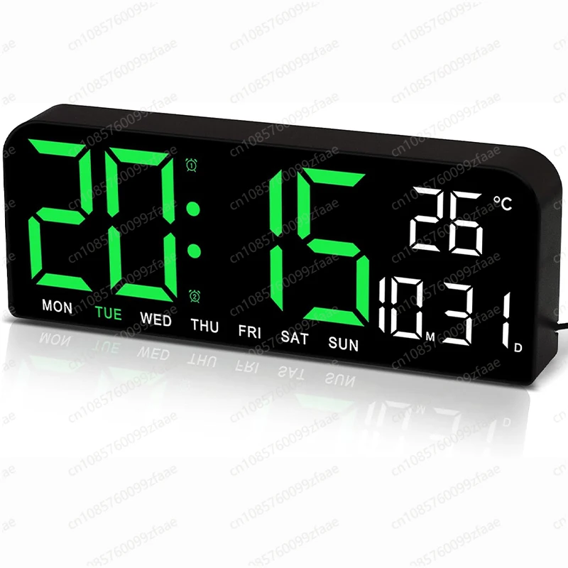 

9-Inch Timing and Countdown Dual Analog Multifunction Desktop Clock Digital Smart Clock