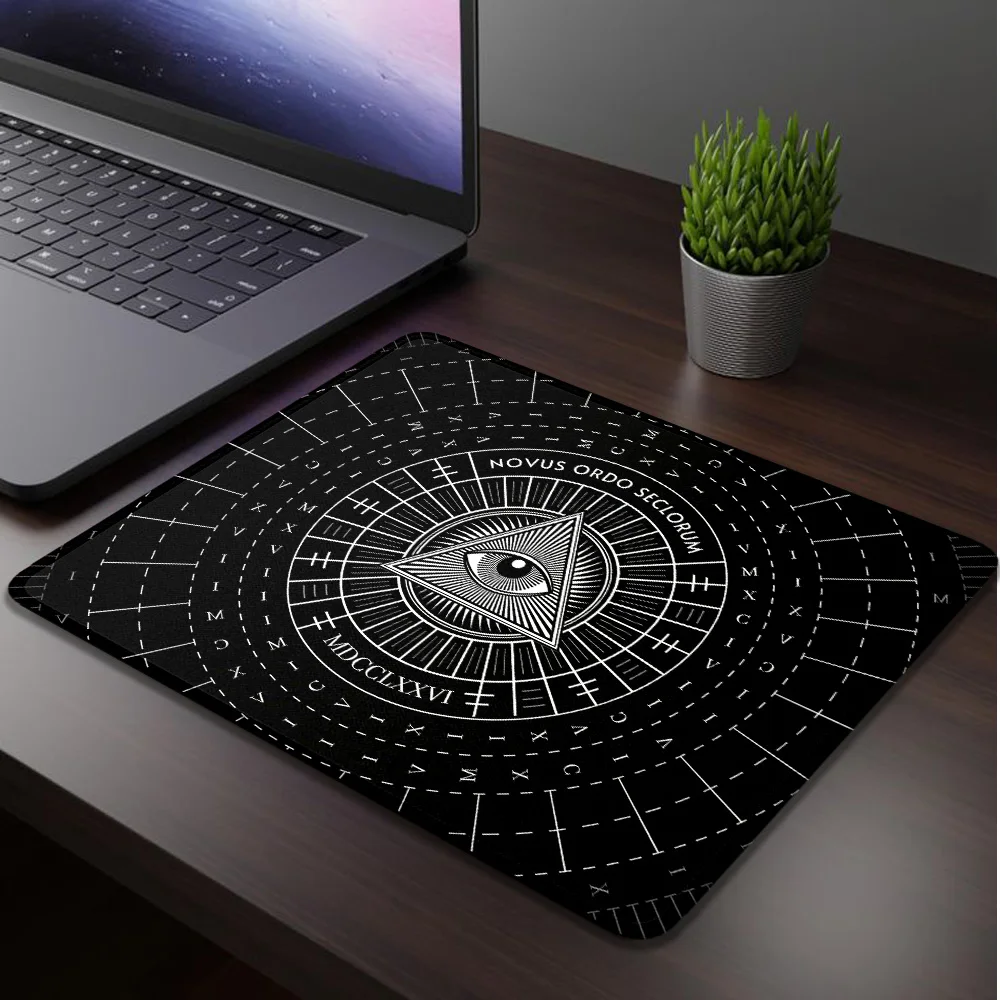 

Office Mouse Pad Gamer Eye of Providence Computer Mousepad Speed Mausepad Desk Mat Mouspad Gaming Mats Deskmat Accessories Mause