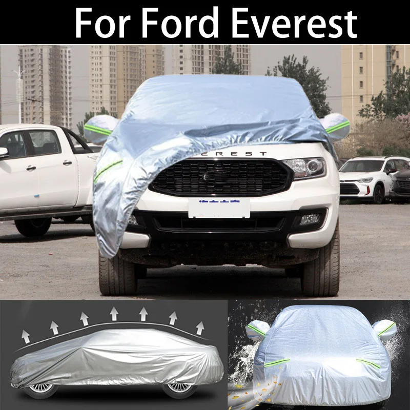 For Ford Everest winter Car Cover Dustproof Outdoor Indoor UV Snow Resistant Sun rain Protection  waterproof hail cover for car