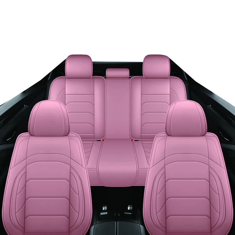 وسادة الخصر المضادة للانزلاق العالمي الفاخرة مقعد السيارة يغطي ل MG MG4 ZS HS EV مولان MG6 MG5 بو الجلود اكسسوارات السيارات الداخلية #6