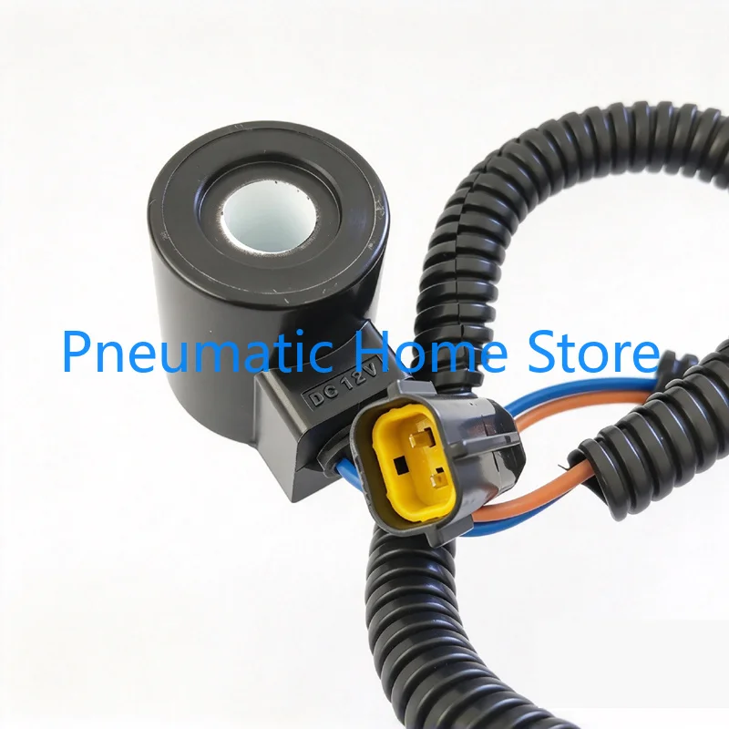 Excavator Accessories DH55/60 -5-7DX Safety Lock Solenoid Valve Rotary Coil Internal Diameter 12mm,Height 39mm