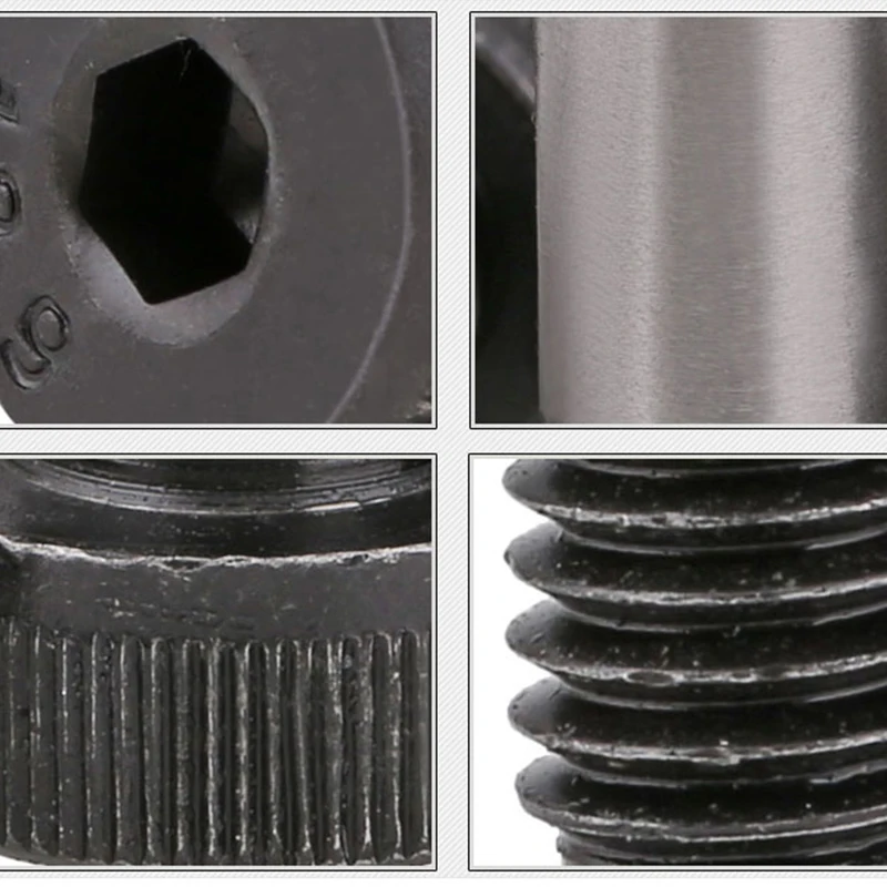 M5 M6 M10 M8 ~ M20 12.9สกรูหัวหกเหลี่ยมมีความแข็งแรงสูงสลักเกลียวยึดหัวไว้ที่รองบ่าสกรูไดคัท8 ~ 200มม.