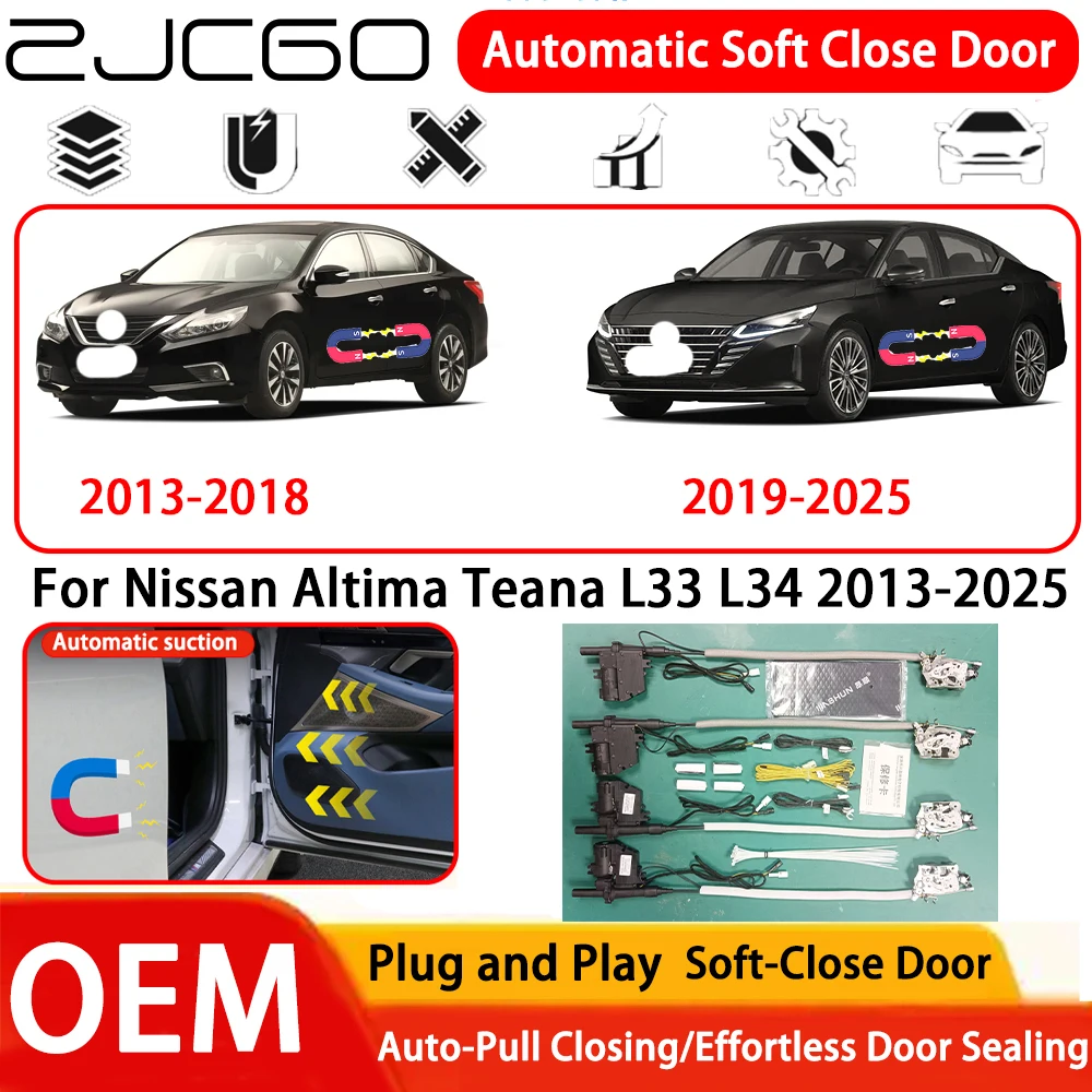 

﻿ Система автоматического мягкого закрывания дверей (Soft Close) OEM для Nissan Altima Teana L33 L34 2013-2025: установка Plug and Play, комфортное закрывание.
