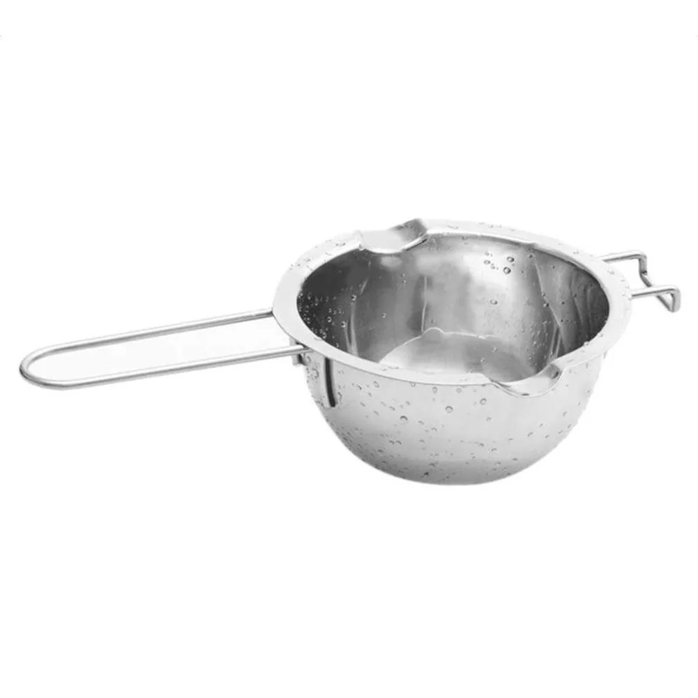 المنزل الفولاذ المقاوم للصدأ الشوكولاته زبدة تذوب تينغ السلطانية قبضة طويلة مقبض وعاء التدفئة DIY بها بنفسك المطبخ المعجنات الطبخ الحلوى الخبز أداة