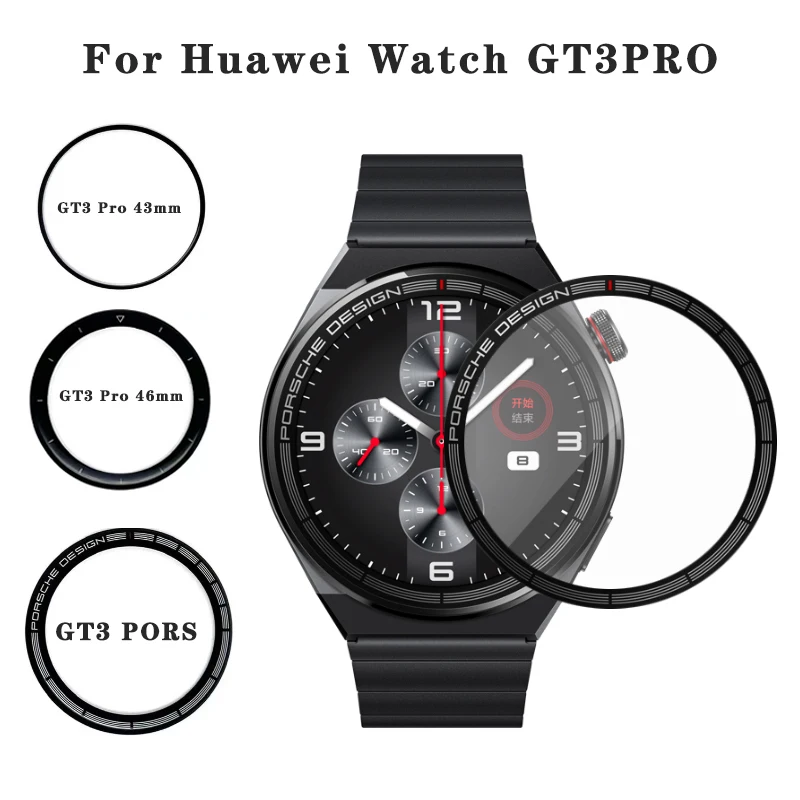 For Huawei Watch GT3 Pro 43mm 46mm Porsche Clear Full Cover PMMA  Hydrogel Film Screen Protector (Not Tempered Glass)