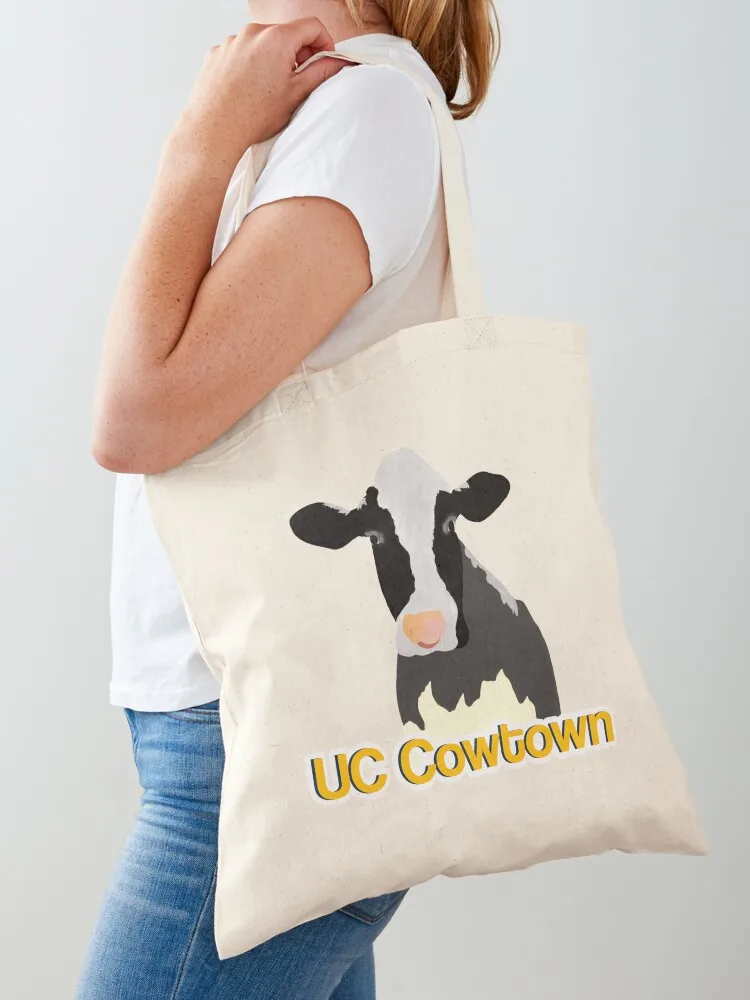 

UC Davis Cow Tote Bag canvas tote bag bag for beach Women bags Big women