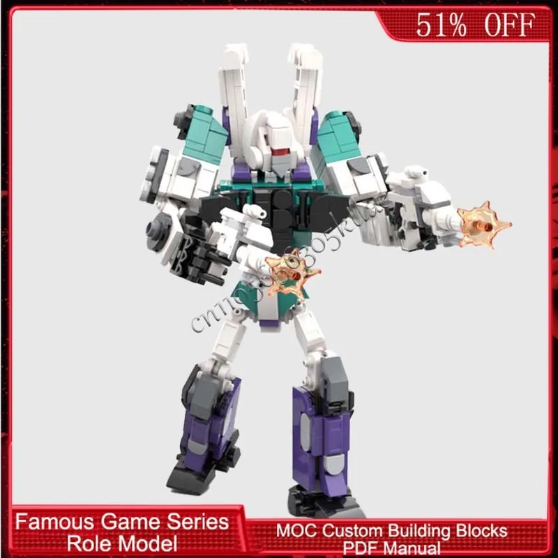 396 ELEMENTÓW Brickheadz Hexa-Mech Bot MOC Klocki Konstrukcyjne Modułowe Edukacyjne Technologia DIY Prezent Zabawka dla Chłopców na Święta