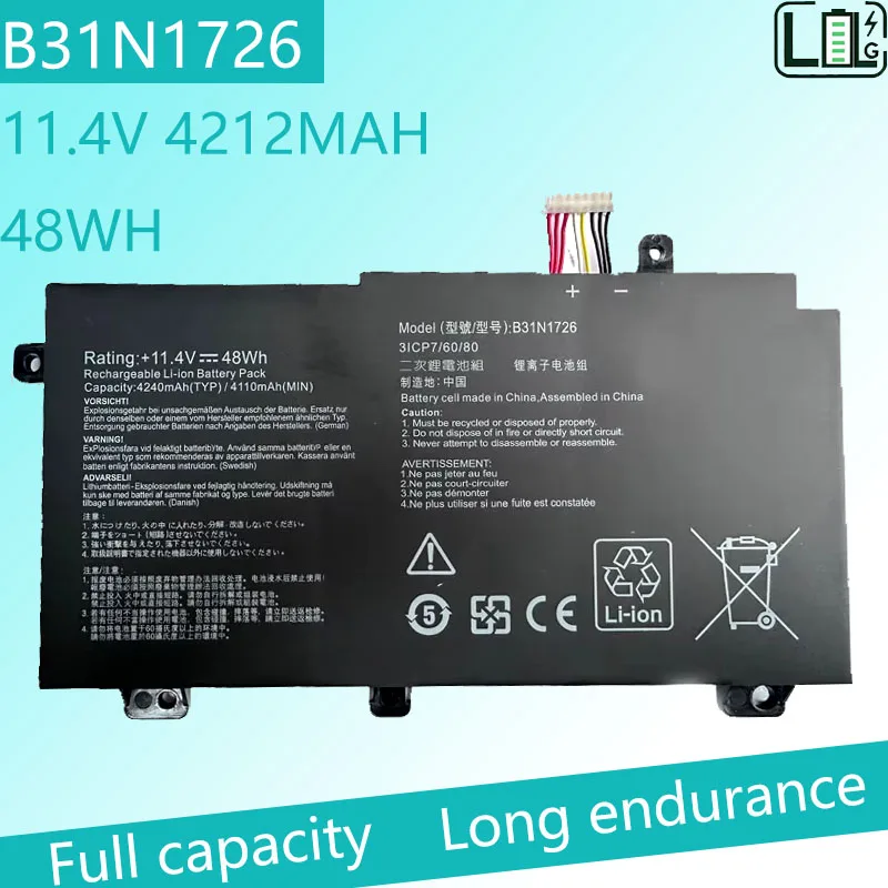 B31N1726 B31BN91 Battery For Asus FX504 FX504GE FX505DY TUF505DY TUF504GD TUF565GD TUF554GE Gaming 15 FX505 B31N1726-1