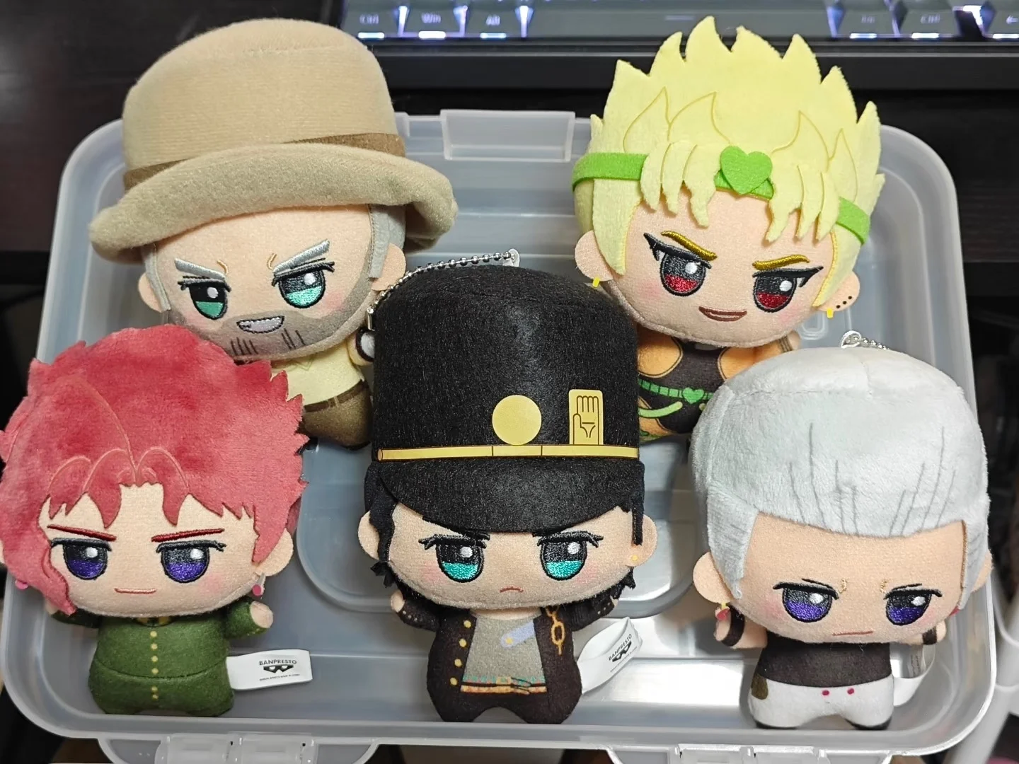 New Jojo'S Bizarre Adventure Plush Doll Jotaro Kakyoin Polnareff Kawaii Plush Pendant Anime Figures Collection Toys Gift