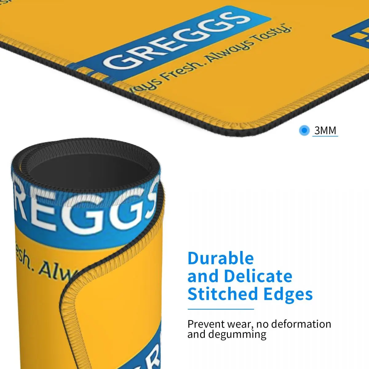 Greggs Resto And Bakery Mouse Pad Computer Keyboard Mouse Mat Gaming Laptop Desk Mat Office Table Mats