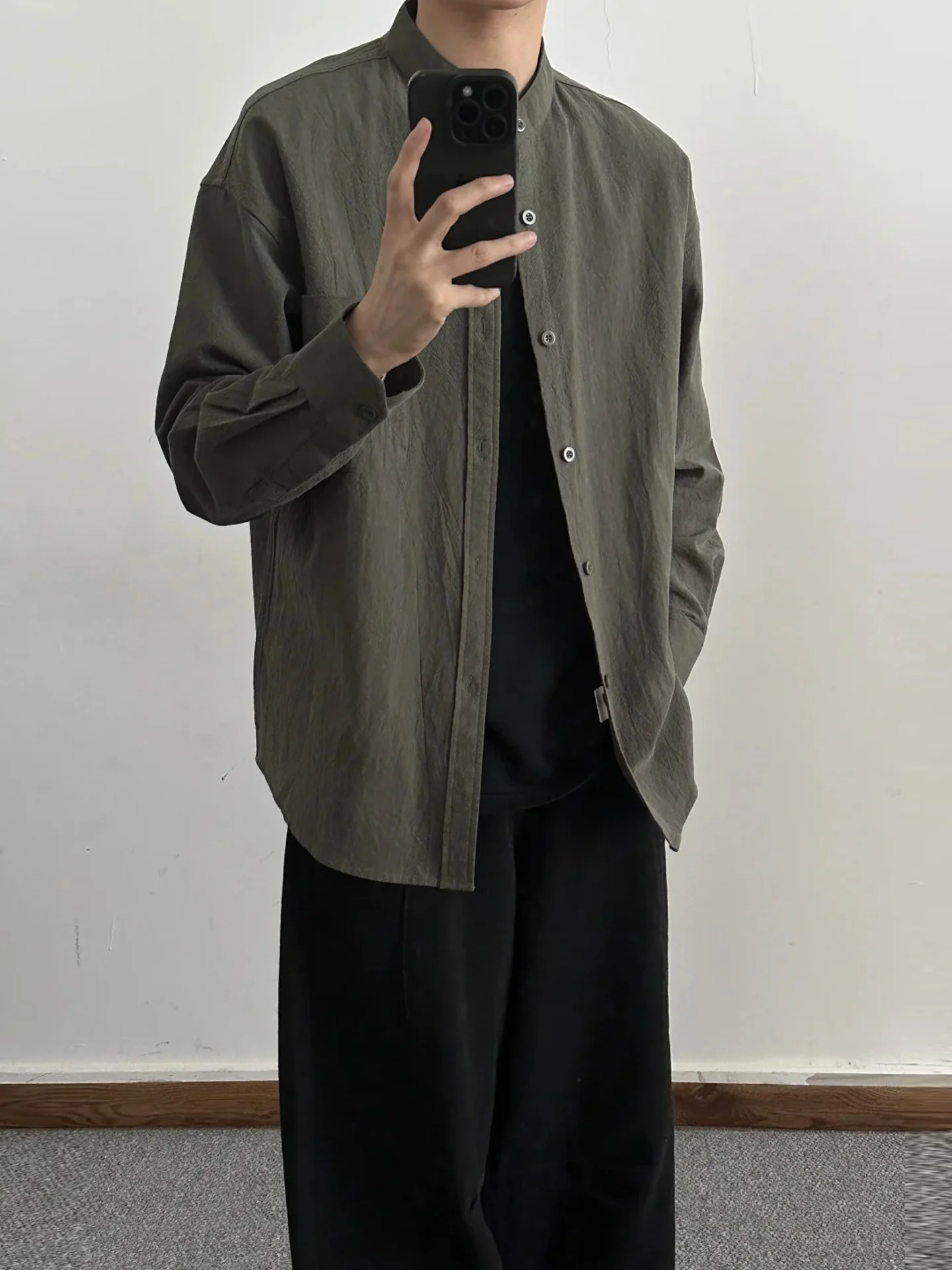 

Мужская куртка в стиле ретро, с воротником-стойкой, для повседневной носки, новая китайская рабочая одежда, свободный крой