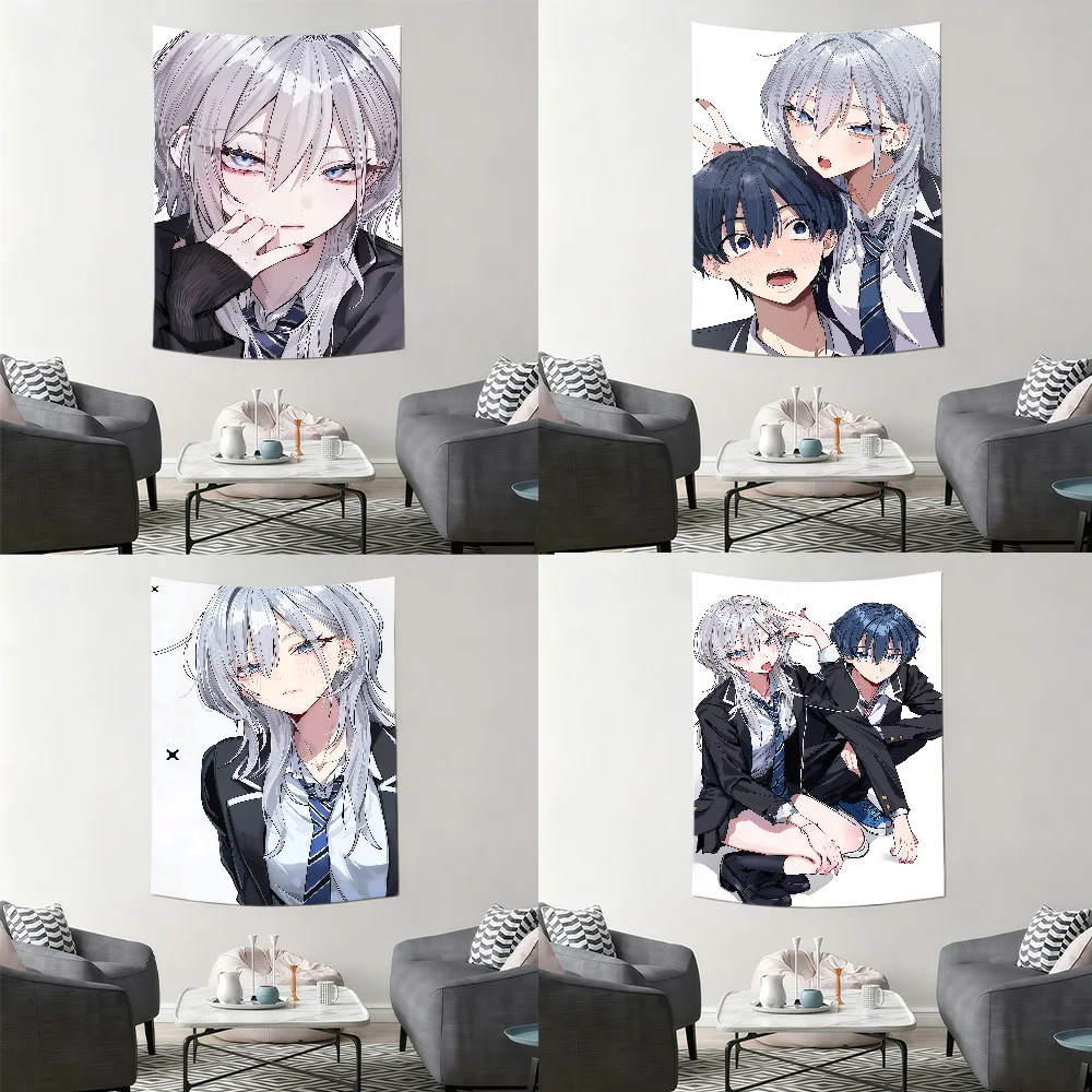 Флаг-баннер H-Haimiya-S-senpai wa K-Kowakute K-Kawaii для комнаты, общежития, дома, подарок, декор для кемпинга, вечеринок, клубов, украшение для стен